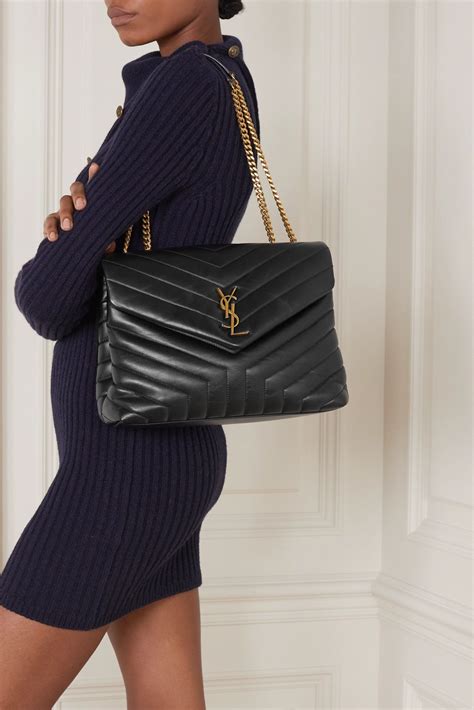 quilted ysl bag|yves saint laurent shoulder bag.